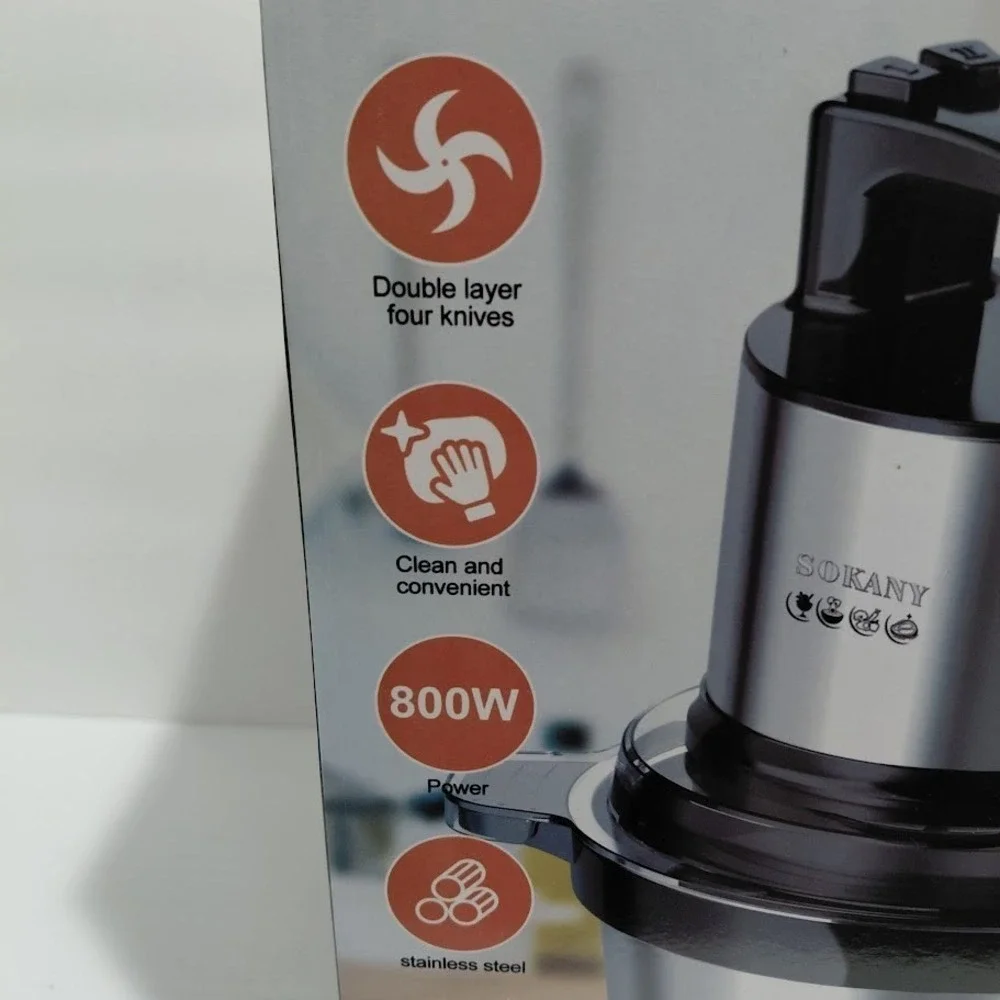 SOKANY 4L Meat grinder Electric Meat Grinders Stainless Steel Wonder Chopper NEW